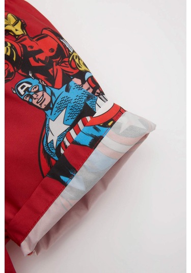 DeFacto Erkek Bebek Marvel Comics Micro Deniz Şortu B9678A524SMRD79 Kırmızı