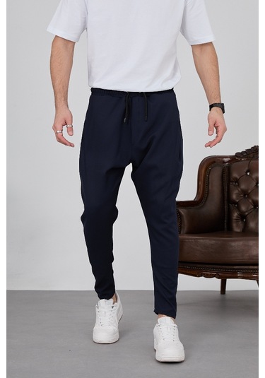 Baykim Sports Wears Unisex Modern Şalvar Pantolon Lacivert