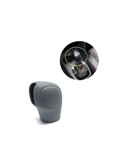 Silikon Volkswagen Dsg Otomatik Vites Topuzu Kılıfı Gri