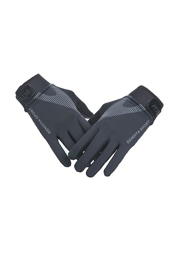 Orta Mevsim Kaydırmaz Akıllı Parmak Uçlu Motosiklet Eldiven L Boy