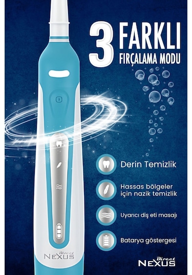 Direct Nexus Şarj Edilebilir Elektrikli Diş Fırçası