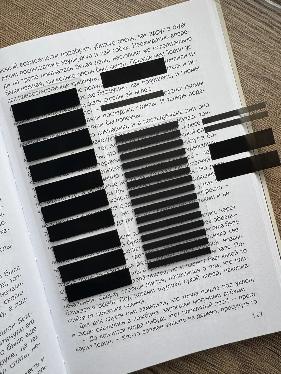 Muse Home Store Kitaplar İçin Kendinden Yapışkanlı Siyah Kitap Ayraç Sticker Seti 418145422