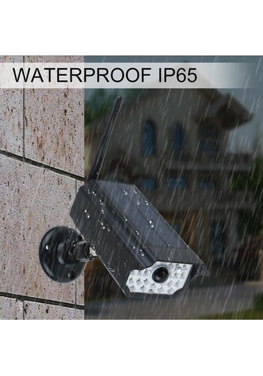 Sge Güneş Enerjili Hareket Sensörlü Kamera Görünümlü Led Lamba Sa Diğer