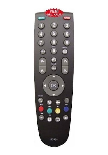 Arçelik  Uyumlu Rc-Ad1 Lcd Tv Kumanda