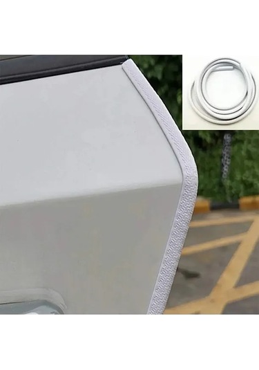 Toyota Corona Uyumlu Oto Araç Kapı Koruma Fitili 5 Metre Parlak Beyaz Çarpma Ve Çizilme Önleyici Koruma Bandı