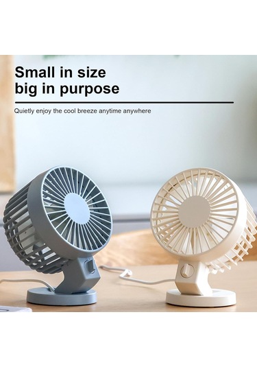Masa Fan Usb Masa Fanı 2 Hızlı Güçlü Hava Akışları Soğutma Fan Masaüstü Fan Ev Ofis Yatak Odası Kütüphanesi İçin Usb Fan
