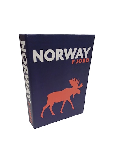 2025-677 Norway Fjord Dekorarif Kitap Kutusu