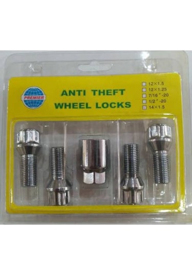 Kilitli Bijon Takımı M14X1.5 Boy 48Mm