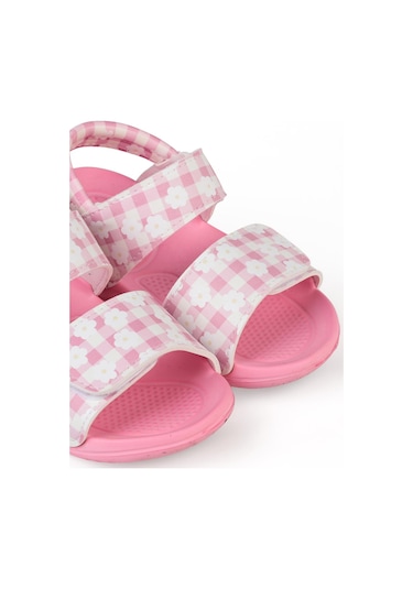 Civil Girls Papatya Baskılı 26-32 Numara Sandalet - Pembe