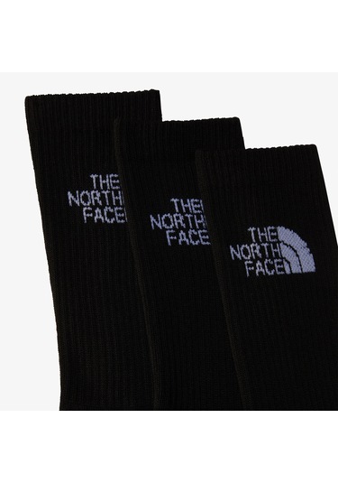 The North Face Multi Sport Cush Crew Sock 3lü Unisex Siyah Koşu Çorabı Nf0a882hjk31 Siyah