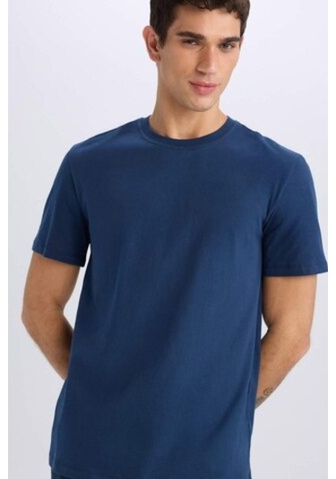 DeFacto %100 Pamuk New Regular Fit Bisiklet Yaka Basic Düz Kısa Kollu Tişört V7699AZ25SPNV241 DeFacto %100 Pamuk New Regular Fit Bisiklet Yaka Basic Düz Kısa Kollu Tişört V7699AZ25SPNV241
