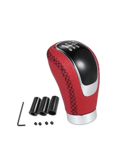 Dancemonkey Evrensel 6 Vites Topu - Kolay Montaj, Yüksek Kalite, Kırmızı Kırmızı