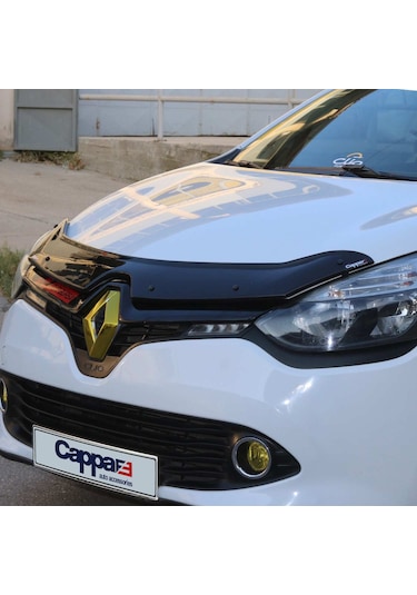 Cappafe Renault Clio 4 Ön Kaput Koruma Rüzgarlık 4Mm Abs 12-20