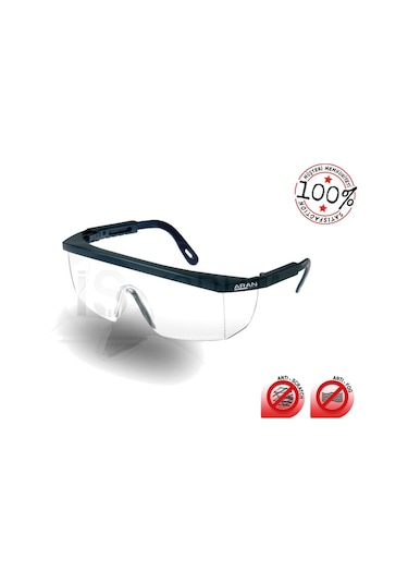 Aran Safety Sap Ayarlı Gözlük Antı-fog