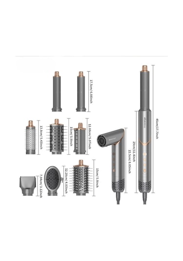 Uniorange M8 8in1 Saç Şekillendirme Seti