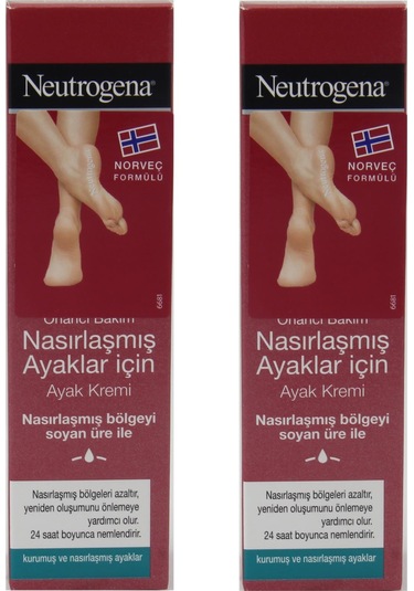 Neutrogena Norveç Formülü Nasırlaşmış Ayaklar için Ayak Kremi 2 x 50 ML