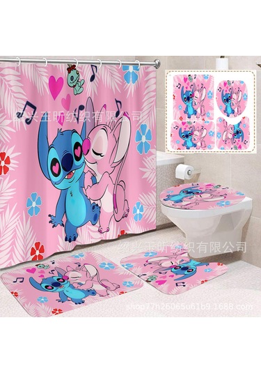 Ximistore9 Kartlı Desenli Duş Perdesi - Polyester, Su Geçirmez, Kalıp Öfke Dirençli, 350g, Tam Set - Banyo Islak-kuru Ayrımı Diğer