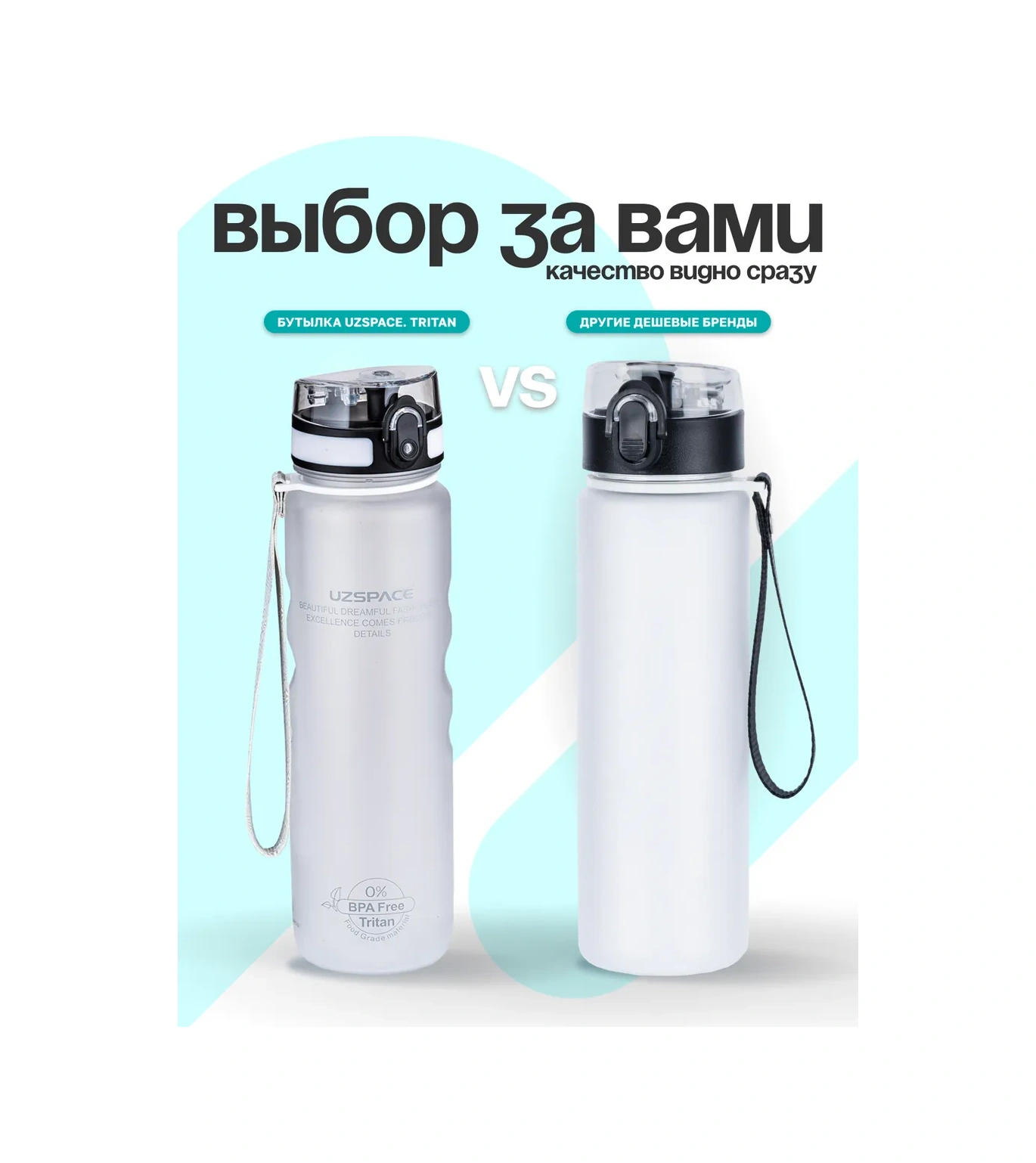 Uzspace Sporcu Su Şişesi 1 Litre 102344364 Beyaz