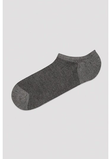 Penti Erkek Bambu 2li Sneaker Çorabı Lacivert Gri Gri - Lacivert