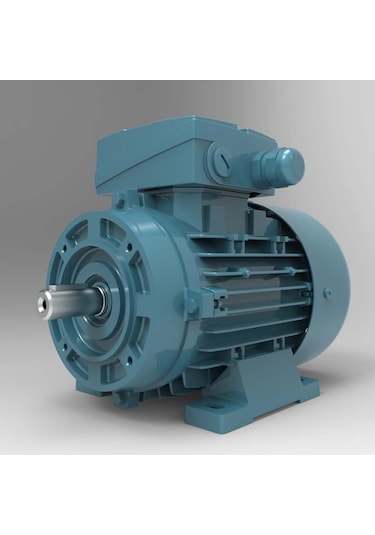 Volt 0.75 kw (1 HP) 1500 D/D (VSSA 80 M4C-B3) 220 230 volt Monofaze B3 - Ayaklı Standart