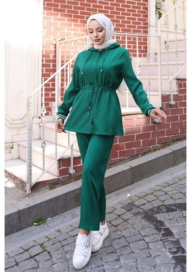 Ribana Detaylı Takım Yeşil Yeşil