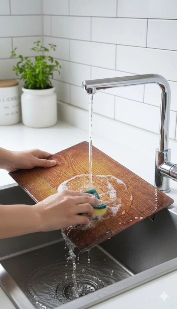 2 Li Cam Kesme Tahtası 20x30 & 25x35 Cm Cam Doğrama Tahtası Sofra & Mutfak Sunum Tahtası Kesme Tahtası Ahşap