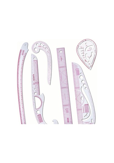 Suntek Magideal Metrik Cetvel Seti Şablonlar Elbise 6-parça