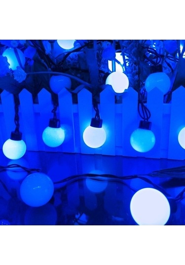 Fastbuy 4m Mavi Led Işık Dizisi, 3x Aa Pil, 3 Modlu, 40 Led, Dc 4.5v Diğer