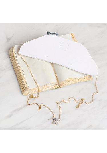 Loren 25'li Beyaz Takı Kolye Kartı