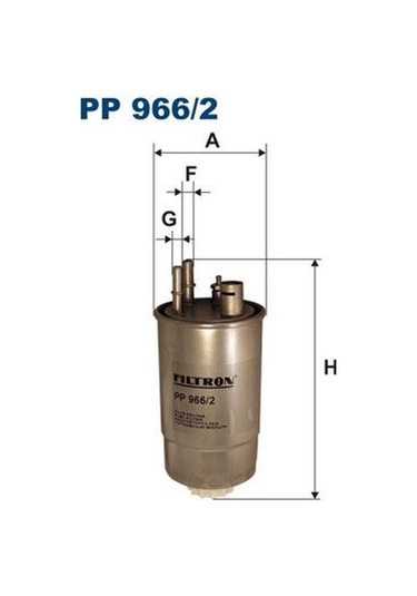 Fıltron Pp 966/2 Yakıt Fıltresı Doblo 1,9jtd Fıorıno Grande Punto Punto Evo 1,3 Multıjet