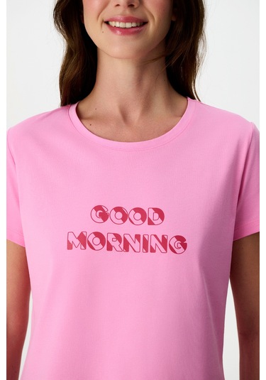 Penti Pembe Ent Morning Pamuklu Kapri Pijama Takımı