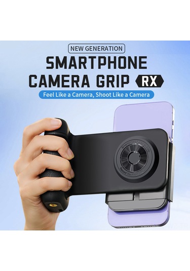 Wezone Rx01-b Telefon Fotoğraf Asistanı: Bluetooth Kumanda, 15w Kablosuz Şarj, Döner Mıknatıslı Tutucu, Pembe