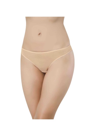 12 adet Eko Set Likralı Kadın Slip Külot Kırmızı Ten Gri RYL-EKO11037 Çok Renkli