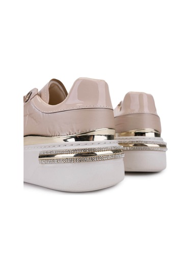 Tamer Tanca Kadın Suni Deri Bej Sneakers & Spor Ayakkabı 1065 2630 Bn Ayk Sk25-26 Bej Bej