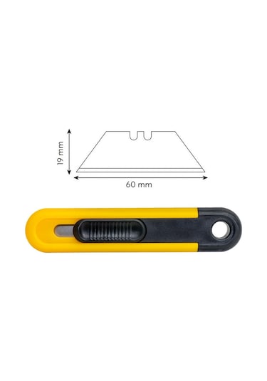 Leo Sx-12-16 Otomatik Geri Çekmeli Emniyetli Maket Bıçağı