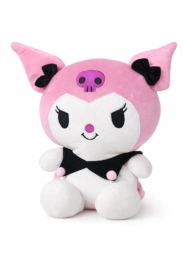 30 Cm Küçük Boy Pembe Kuromi Peluş Oyuncak Pembe