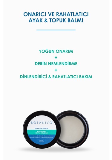 Botanivo Onarıcı Rahatlatıcı ve Nemlendirici Ayak ve Topuk Balmı 30 ML