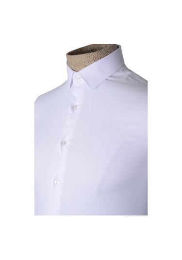 Cengiz İnler Kol Manşetli Erkek Slimfit Gömlek 001