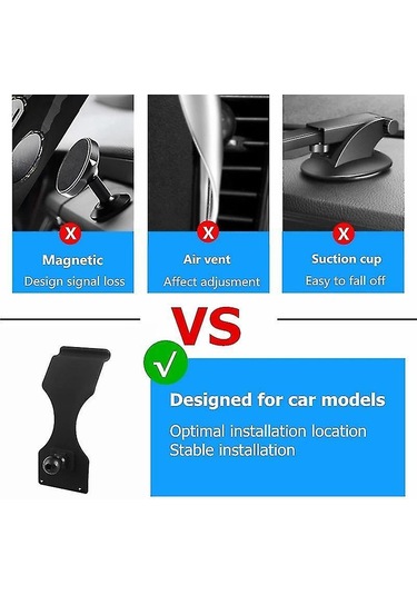 Shineyee Mercedes-benz E Sınıfı W213 2017 Siyah İçin Araç Cep Telefonu Tutucu Diğer