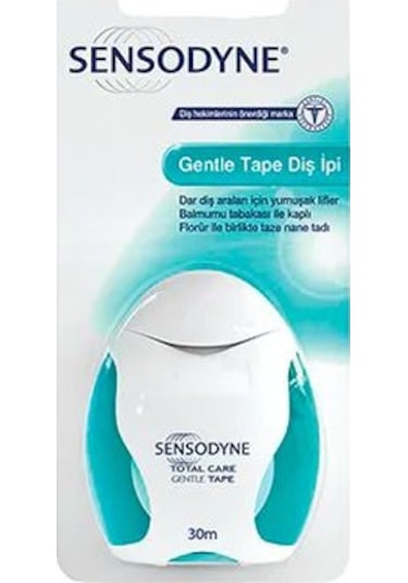 Sensodyne Gentle Tape Nane Aromalı Diş İpi 30 M