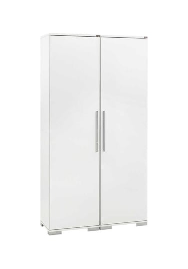 Diamond Kapaklı Dolap 8 Bölmeli - Lake Beyaz