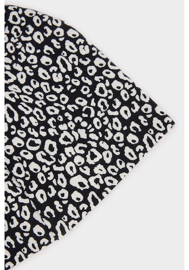 Defacto Kız Çocuk Baskılı Pamuklu Bere F2398a825smbk27 Siyah