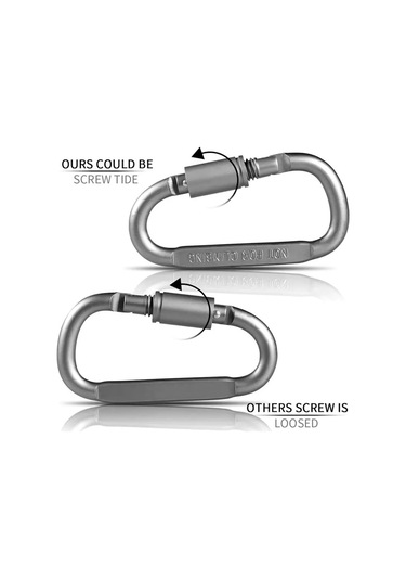 MSO Outdoor Kamping VIP Kalite Alüminyum Karabina Açık Gri