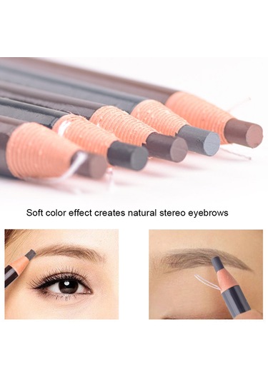 Vkemall Suya Dayanıklı Kaş Kalemi - 5 Renk Seçeneği, Doğal Ve Kalıcı Kaş Şekillendirme