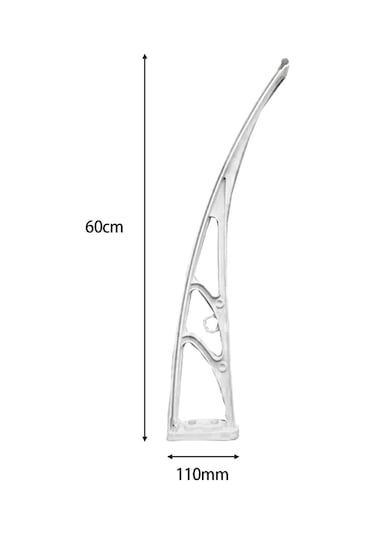 Suntek Vidalı Tente Braketi Güneş Yağmur Kapağı Destek Beyaz