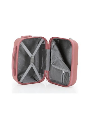 Mçs Polipropilen 2li Valiz Seti Büyük & Makyaj V376 S23sy1000047-set 00418 Koyu Pudra