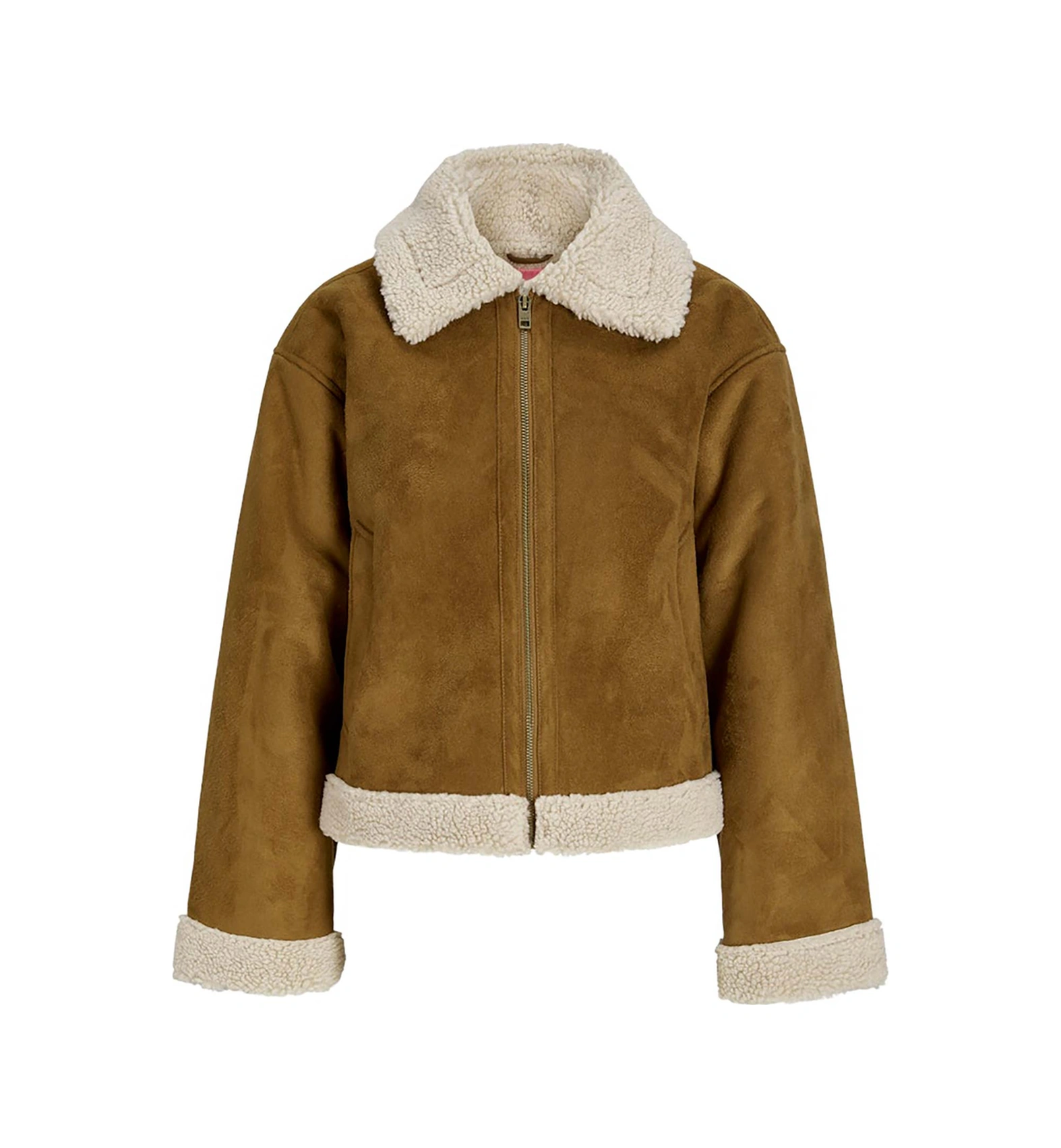 Jack & Jones Svea Aviator Kadın Kahverengi Ceket 12278930-rub Kahverengi