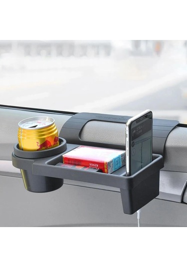 Suofeng Araç Pencere Dolabı Abs Malzeme Telefon Şarjlı Çelik, Su Bardak Ve Küçük Eşya Saklama Rafı