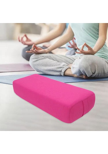 Suntek Bacaklar Desteği Için Yoga Hafif Kırmızı-gül Yoga Destek Yastığı