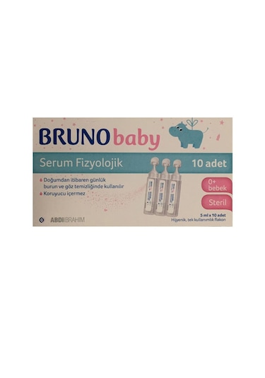 Bruno Baby Serum Fizyolojik DaMLa 5 ML X 10 Adet